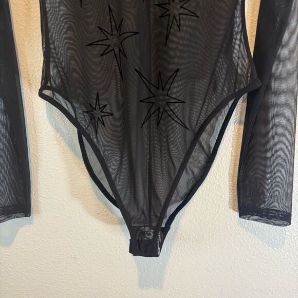 NEW Killstar Black MERCURY OF CELESTIAL Mesh Bodysuit M - Picture 4 of 7